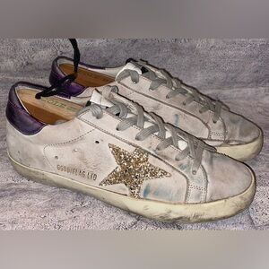Golden Goose Flagship Limited Edition LTD Superstar Sneakers Glitter 5 35 Italy